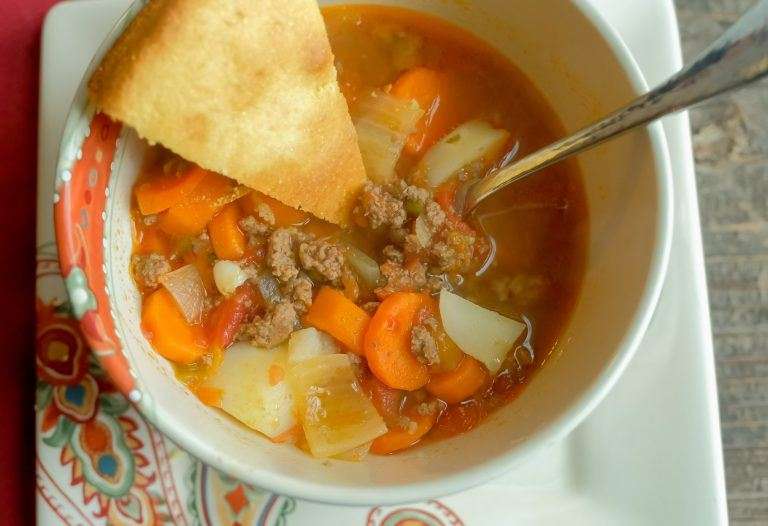 Easy Potato Vegetable Beef Soup