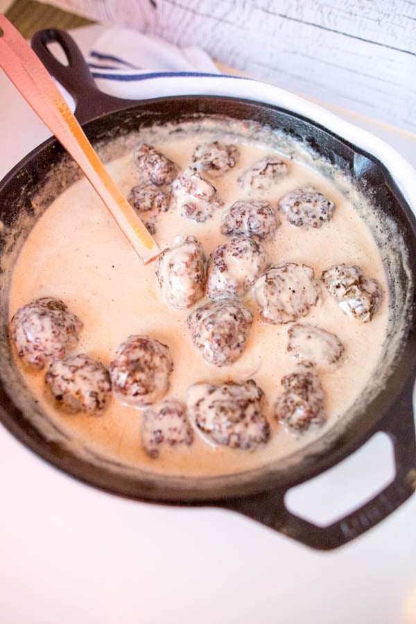 Swedish Meatballs with Sauce