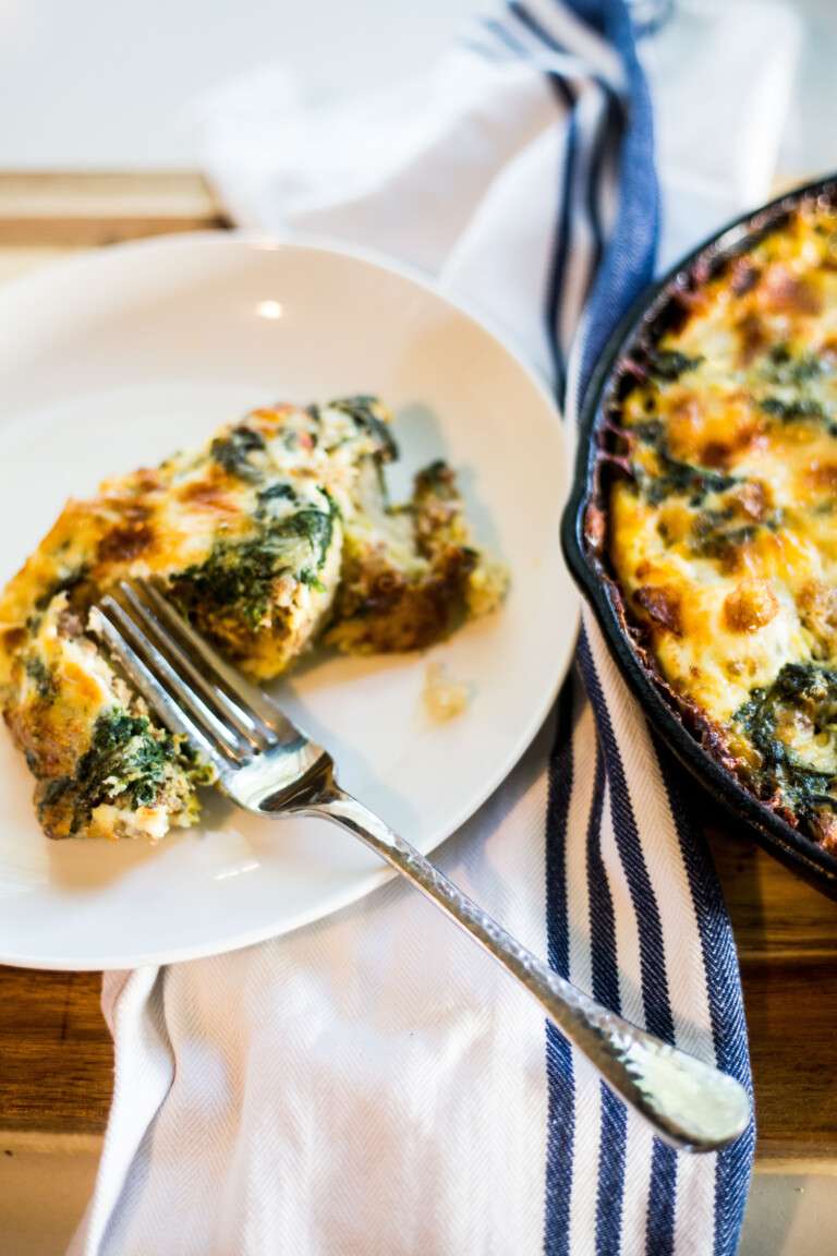 Beef Biscuit Breakfast Strata